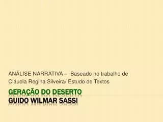 an lise narrativa baseado no trabalho de cl udia regina silveira estudo de textos