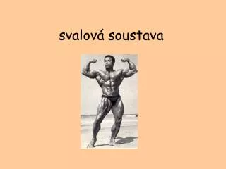 svalov soustava