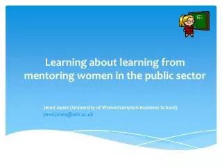 Learning about learning from mentoring women in the public sector