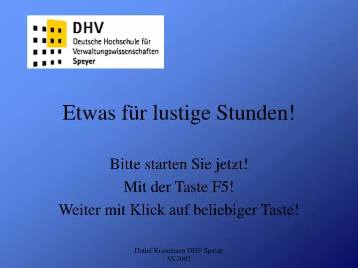 etwas f r lustige stunden