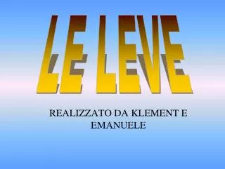 realizzato da klement e emanuele