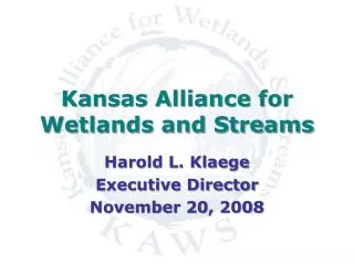 Kansas Alliance for Wetlands and Streams