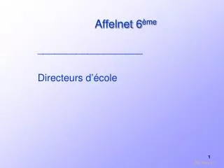 affelnet 6 me