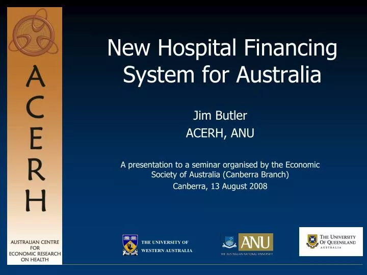 new hospital financing system for australia