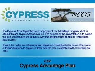 CAP Cypress Advantage Plan