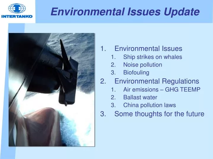environmental issues update