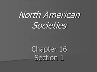Chapter 16 Section 1