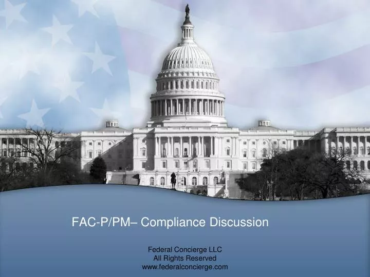 fac p pm compliance discussion