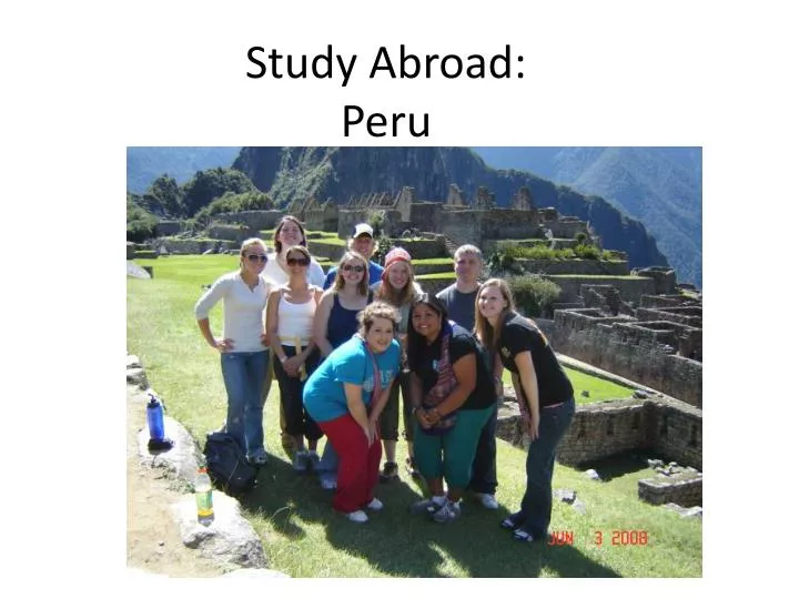 study abroad peru