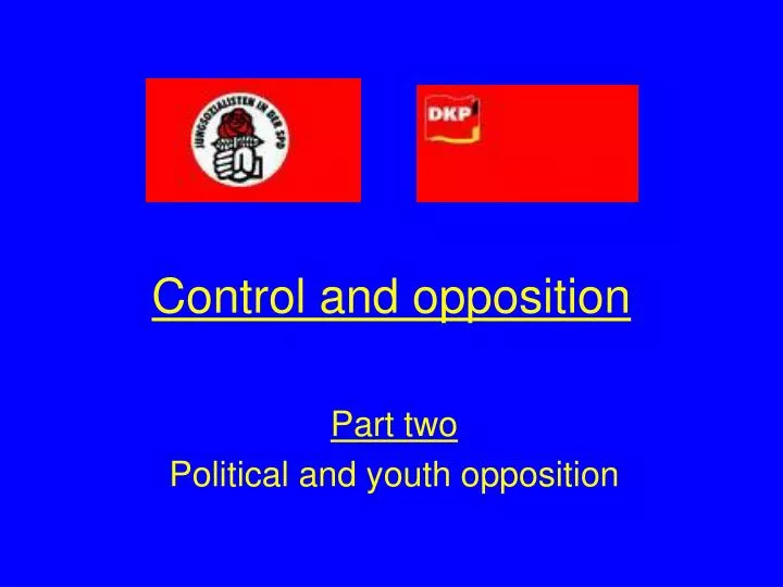 control and opposition