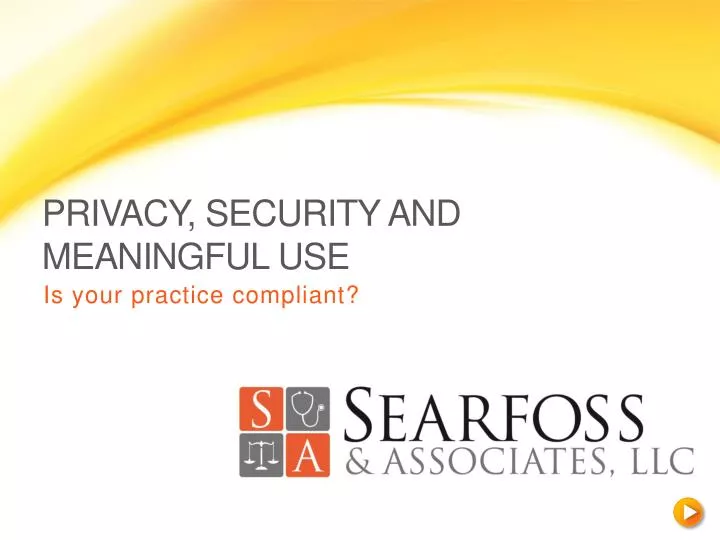 privacy security and meaningful use