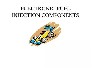 ELECTRONIC FUEL INJECTION COMPONENTS
