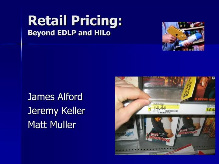 retail pricing beyond edlp and hilo