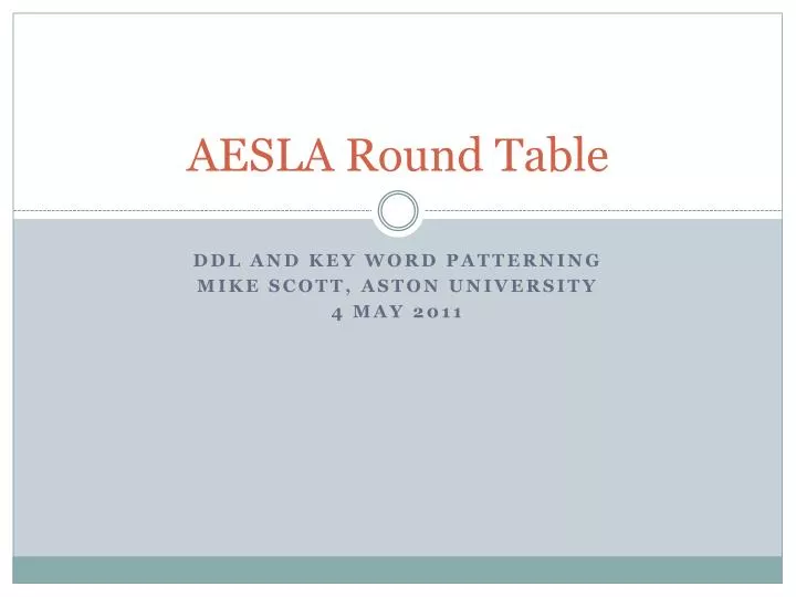 aesla round table