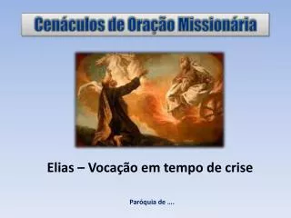 cen culos de ora o mission ria