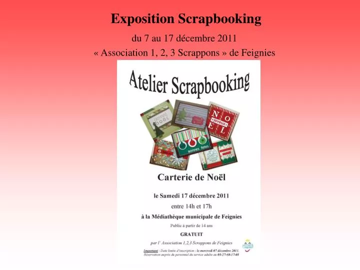 exposition scrapbooking