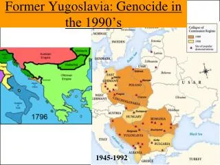 Former Yugoslavia: Genocide in the 1990’s