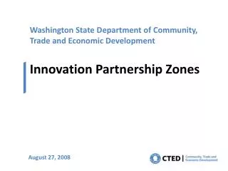 Washington State Department of Community, Trade and Economic Development