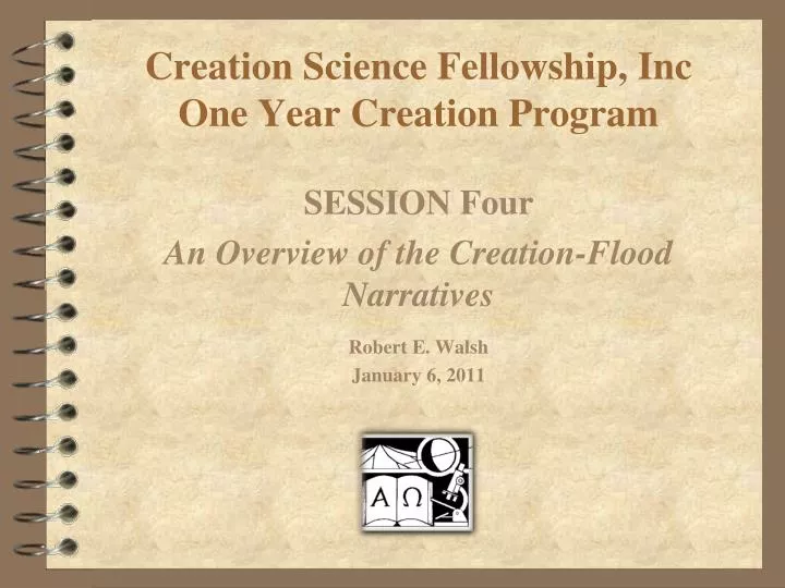 creation science fellowship inc one year creation program