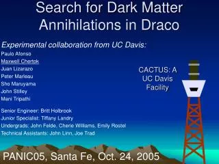 Search for Dark Matter Annihilations in Draco