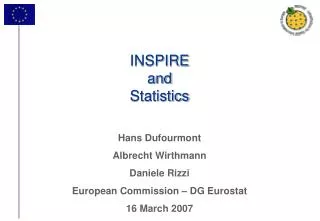 INSPIRE and Statistics