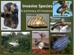 Invasive Species - slide 1