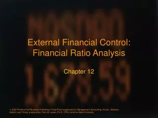 External Financial Control: Financial Ratio Analysis