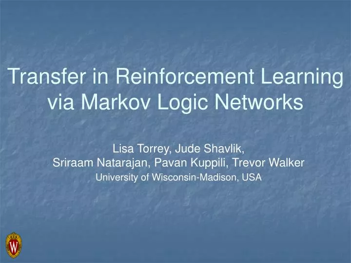 transfer in reinforcement learning via markov logic networks