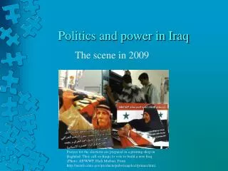 Politics and power in Iraq