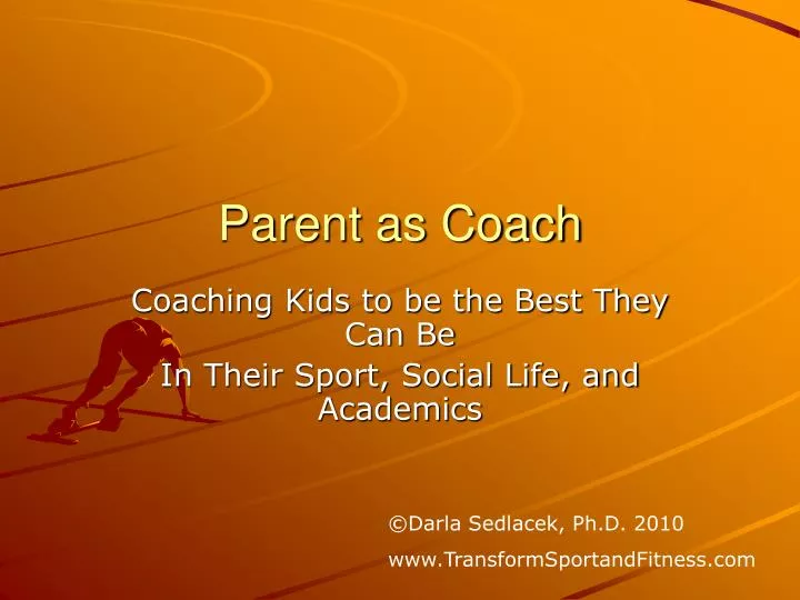 parent as coach