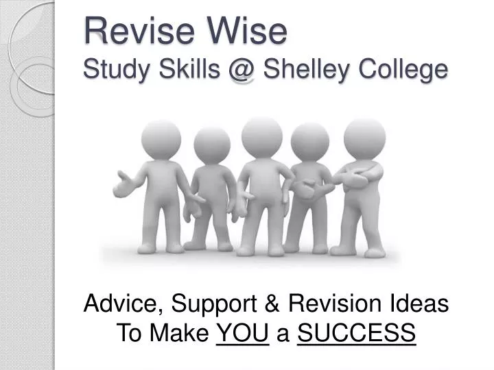 revise wise study skills @ shelley college