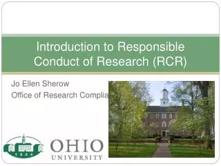 Introduction to Responsible Conduct of Research (RCR)