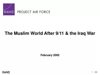The Muslim World After 9/11 &amp; the Iraq War