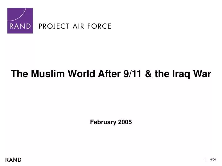 the muslim world after 9 11 the iraq war