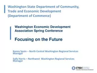 Washington State Department of Community, Trade and Economic Development (Department of Commerce)