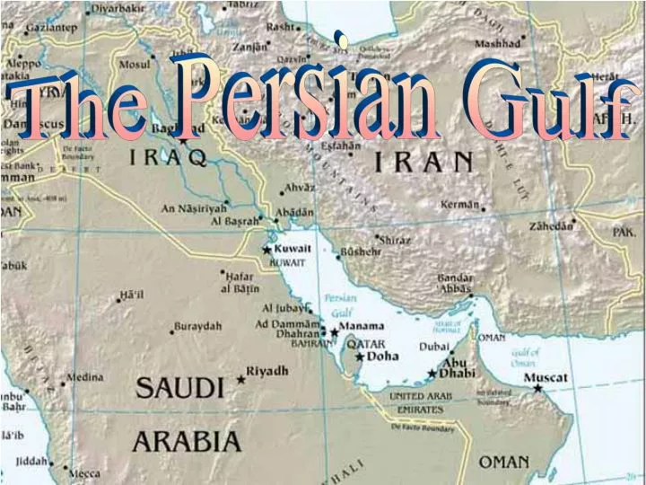 title page the persian gulf