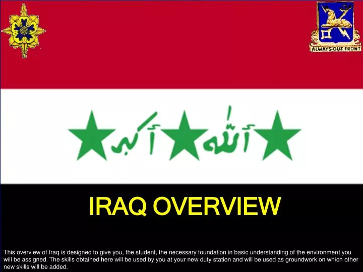 iraq overview