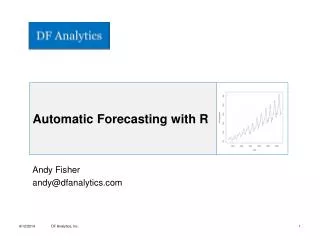Automatic Forecasting with R