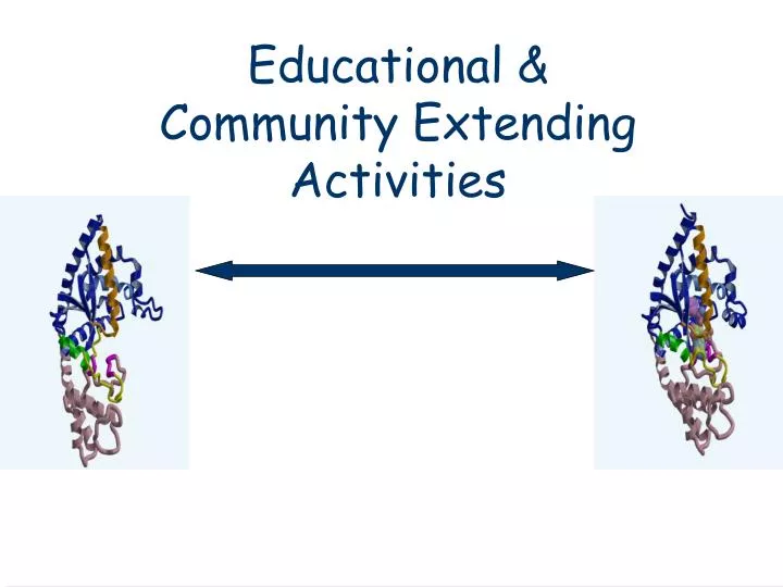 educational community extending activities