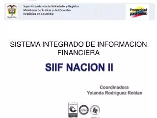 SIIF NACION II