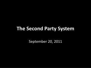 The Second Party System