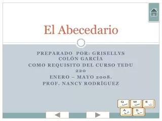 el abecedario