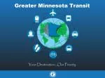 Public Transit for Greater Minnesota Communities - slide 1