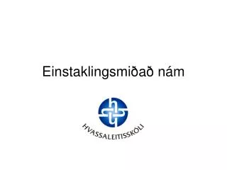 Einstaklingsmiðað nám