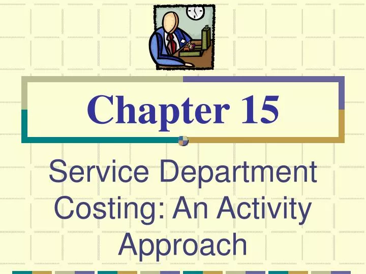 service department costing an activity approach