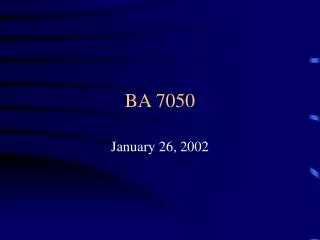BA 7050