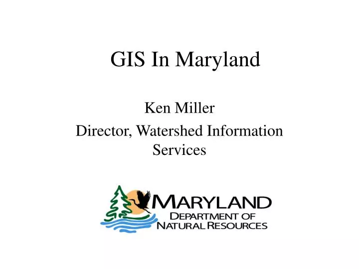 gis in maryland