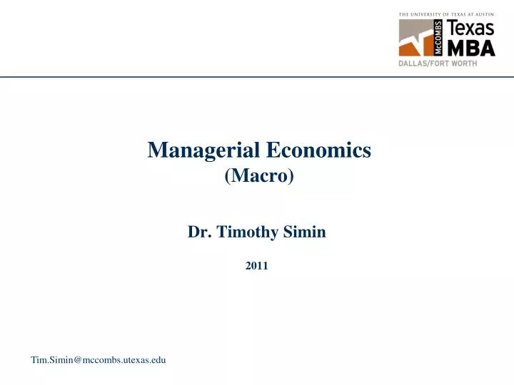 managerial economics macro