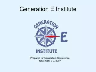 Generation E Institute