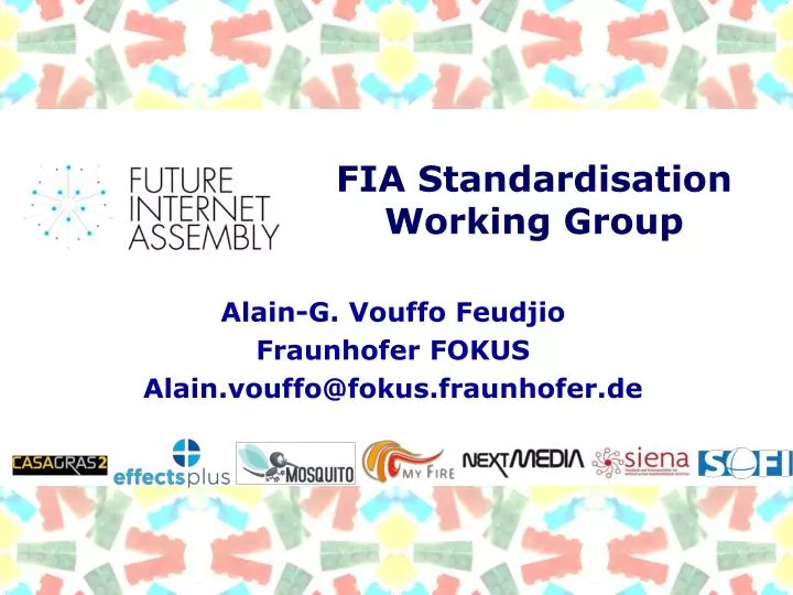 fia standardisation working group